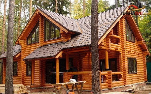 Những mẫu thiết kế nhà gỗ vừa độc đáo sang trọng, vừa mộc mạc gần gũi thiên nhiên - Ảnh 5.