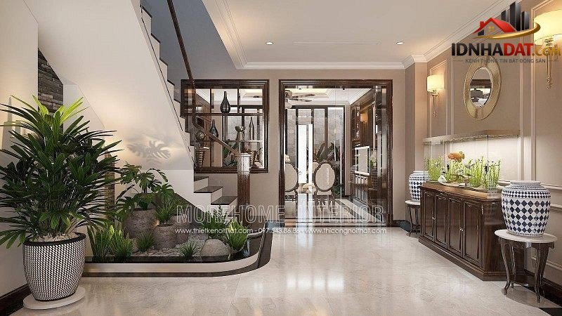 Thiết kế gầm cầu thang đẹp ấn tượng cho phòng khách - Ảnh 3.