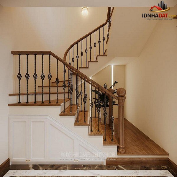 Thiết kế gầm cầu thang đẹp ấn tượng cho phòng khách - Ảnh 4.