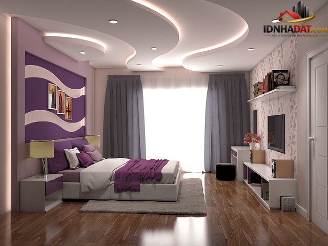 Những kiểu phòng ngủ tím độc đáo và mới mẻ - Ảnh 8.