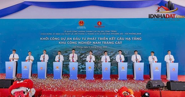 Khởi công Khu công nghiệp Nam Tràng Cát: Bước tiến quan trọng cho Hải Phòng