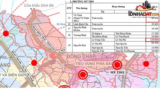 Bảng giá đất Đồng Tháp 2026: Xu hướng bất động sản và những tuyến đường đắt đỏ