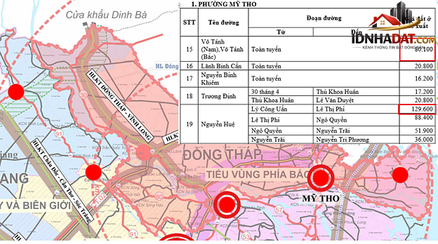 Bảng giá đất Đồng Tháp 2026: Xu hướng bất động sản và những tuyến đường đắt đỏ