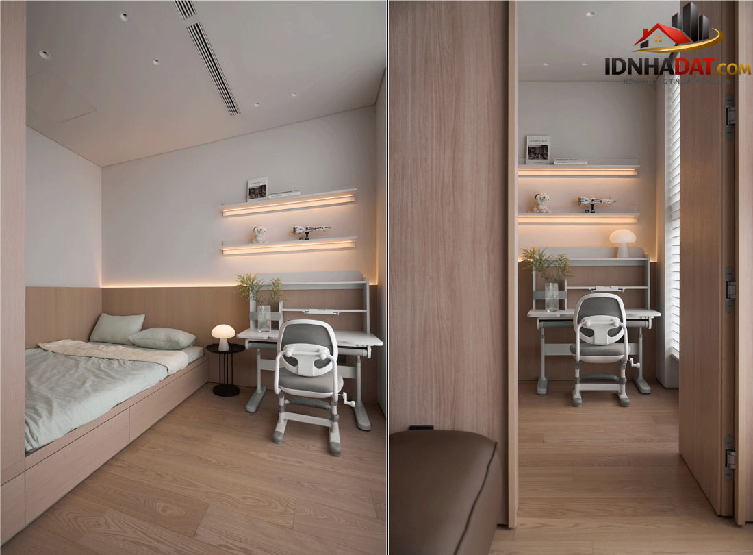 Dịch chuyển tường căn hộ nhỏ ở Hà Nội để đổi lấy khoảng thở và bếp rộng- Ảnh 13.