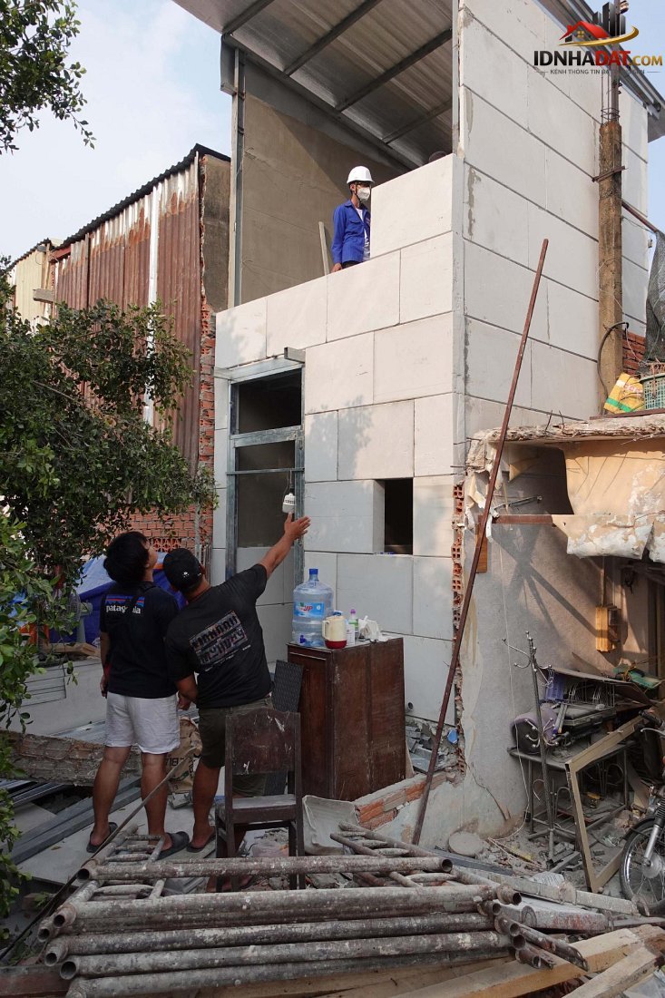 Thiết kế nhà siêu nhỏ 11m2 TP.HCM: Ứng dụng vật liệu nhẹ cho không gian tối giản- Ảnh 3.