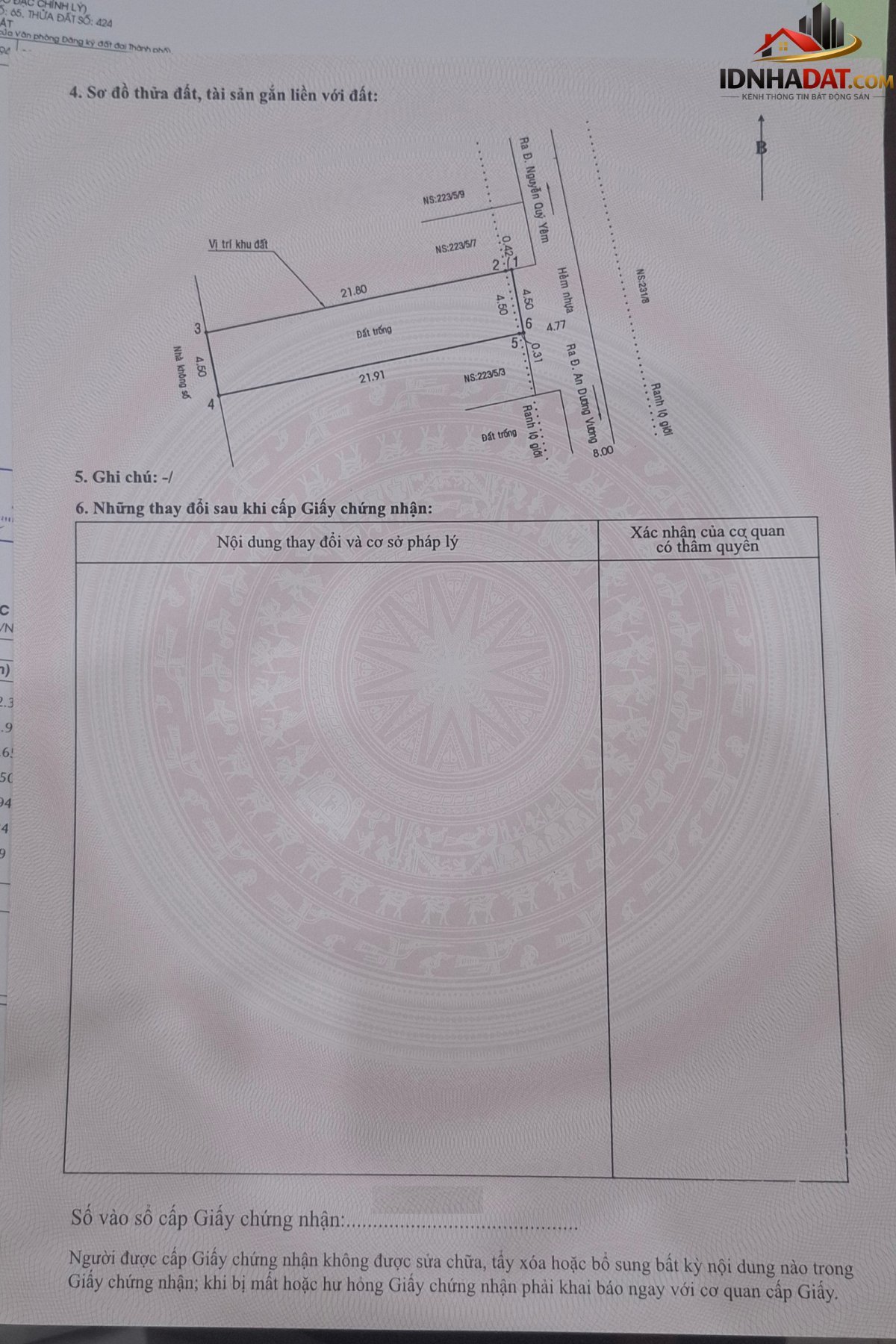 Bán đất ngay Võ Văn Kiệt – Phường cũ An Lạc Quận Bình Tân – Phường mới An Lạc – Thành phố Hồ Chí Minh 100m2 5.5 tỷ