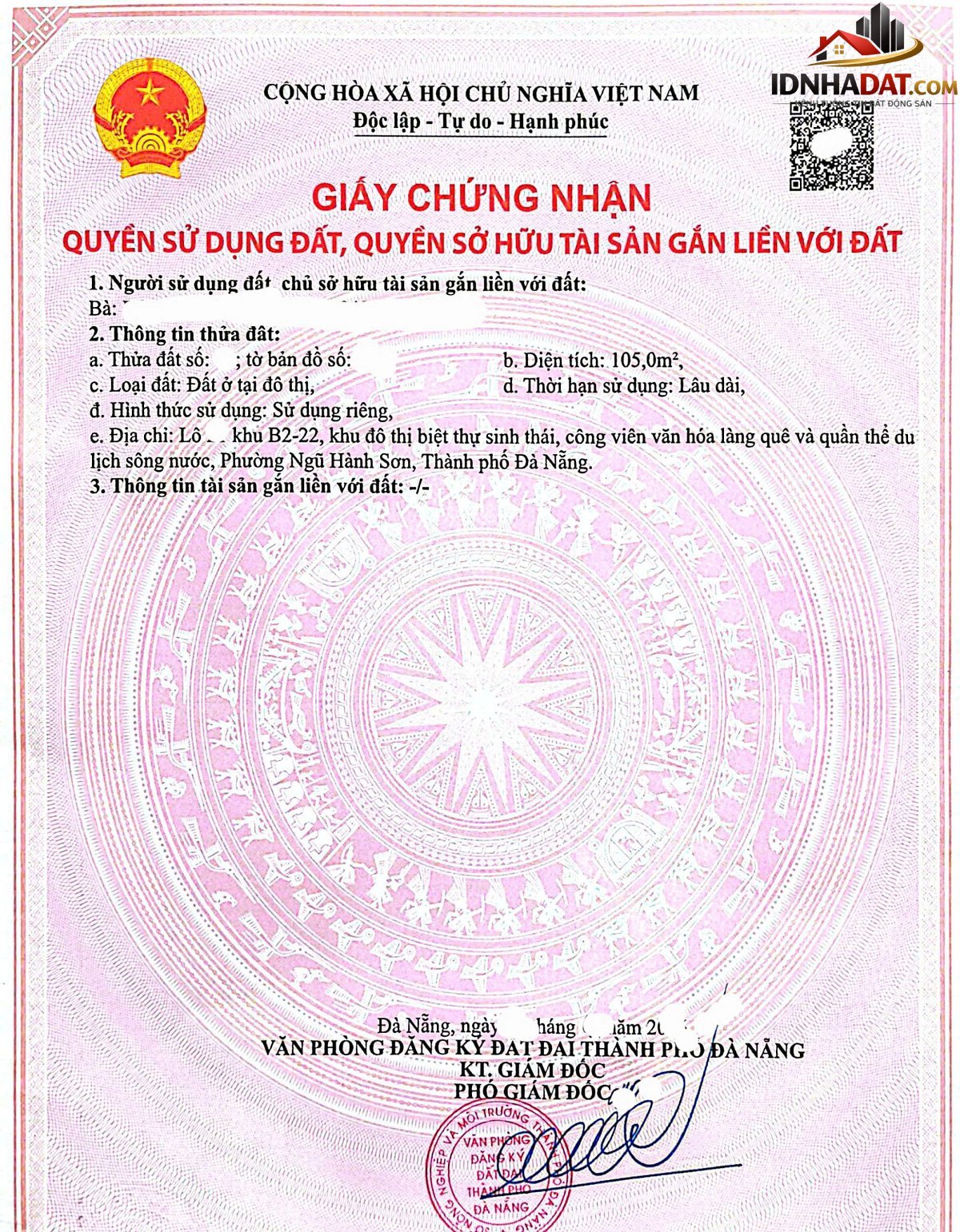 Bán đất đường bờ quan 10 – ngay sát đảo kim … – Bán đất Quận Ngũ Hành Sơn – Đà Nẵng giá 5 – 7 tỷ