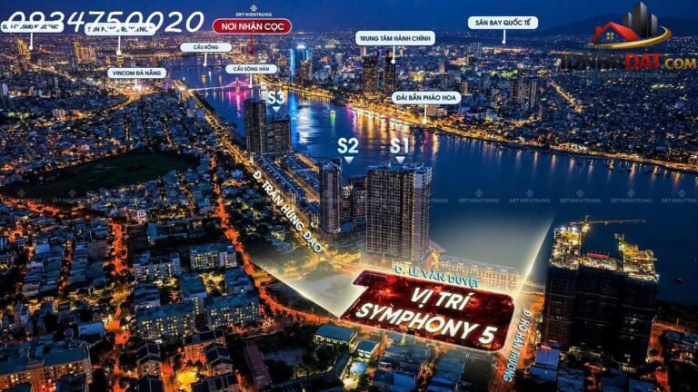 Bán căn hộ symphony 5 tầng 24 trực diện sông hàn, … – Bán chung cư Huyện Bình Minh – Vĩnh Long giá 3 – 5 tỷ