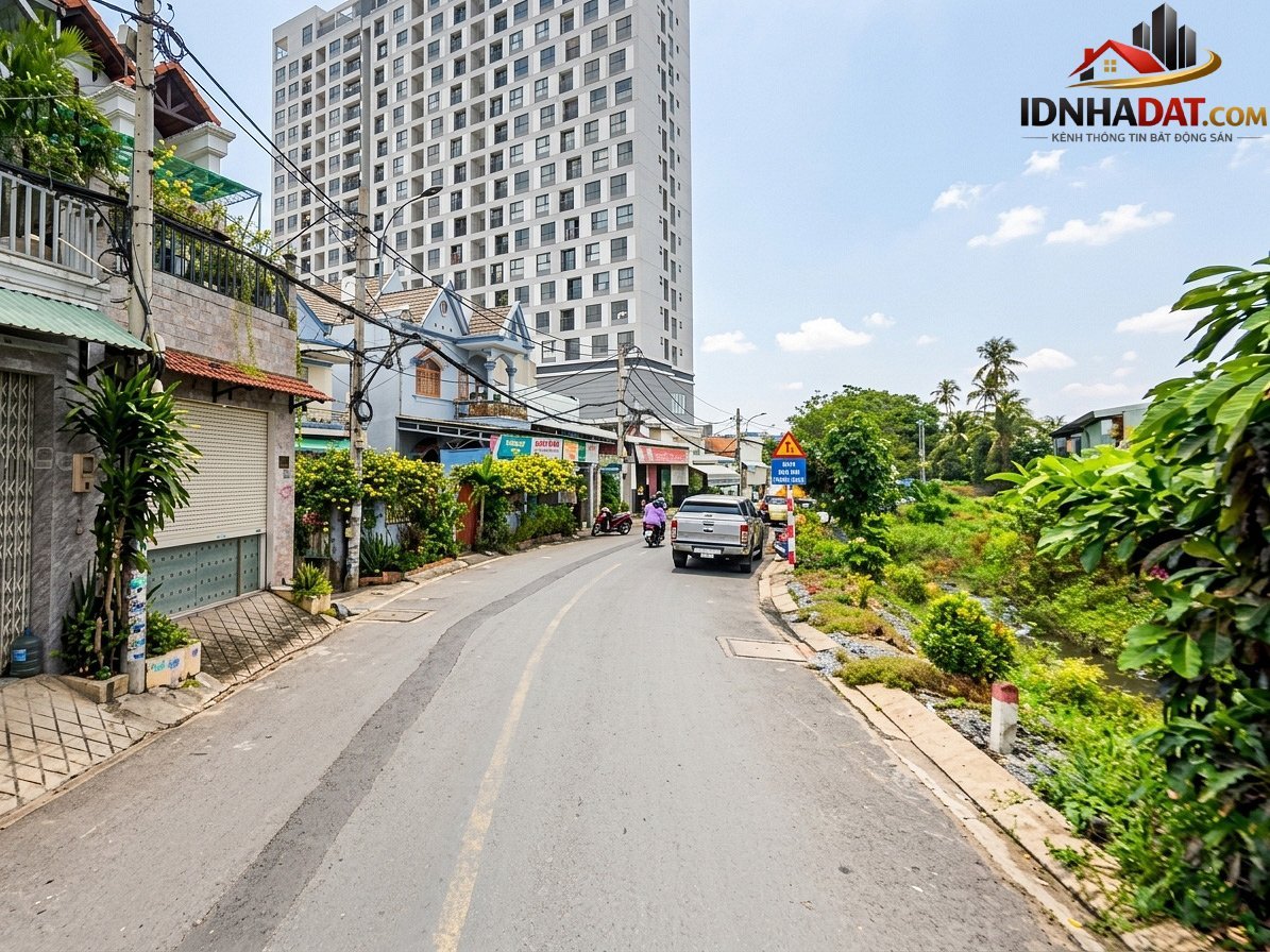 D2451 đất vuông sát nam long q12 – Đường Thạnh Lộc 8 – Phường Thạnh Lộc – Quận 12 – Thành phố Hồ Chí Minh – Diện tích 63m2 – Giá 5.6 tỷ