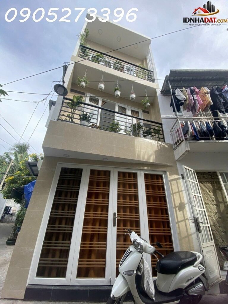 Nhà 4 tầng còn mới vào ở liền – căn góc hướng đông nam mát mẻ quanh năm – hẻm trước nhà 3.5m thông Bán nhà đất Đường Lê Quang Định – Phường cũ 1 Quận TP HCM – Phường mới 1 – Thành phố Hồ Chí Minh 4.85 tỷ