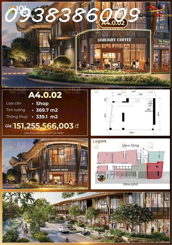 Bán căn shophouse đắt nhất eaton park – ngay đường chính dự án, làm chủ sở hữu chỉ với 151250000000 369m2
