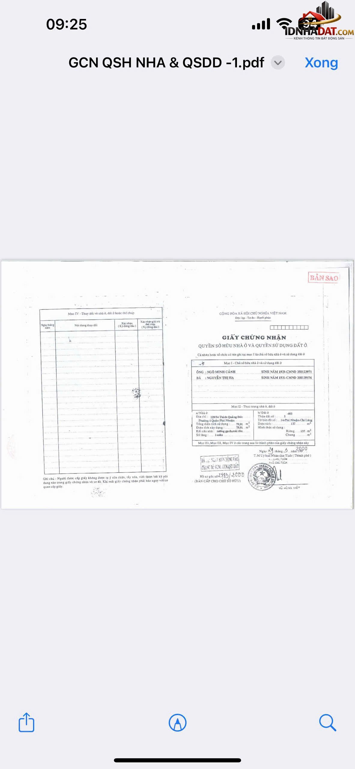 Bán nhà đất Đường Thích Quảng Đức – Phường cũ 4 Quận Phú Nhuận – Phường mới 4 – Thành phố Hồ Chí Minh 137m2 14.5 tỷ