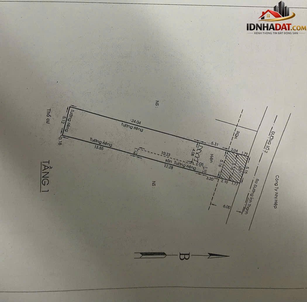 Bán đất mặt tiền đường Lò Lu – Phường Trường Thạnh Quận Thủ Đức – Thành phố Hồ Chí Minh diện tích 152m2 giá 7.5 tỷ