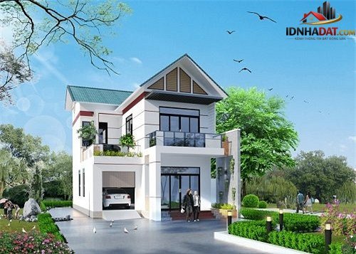 9 mẫu biệt thự 2 tầng hiện đại được xây dựng nhiều nhất hiện nay - Ảnh 1.