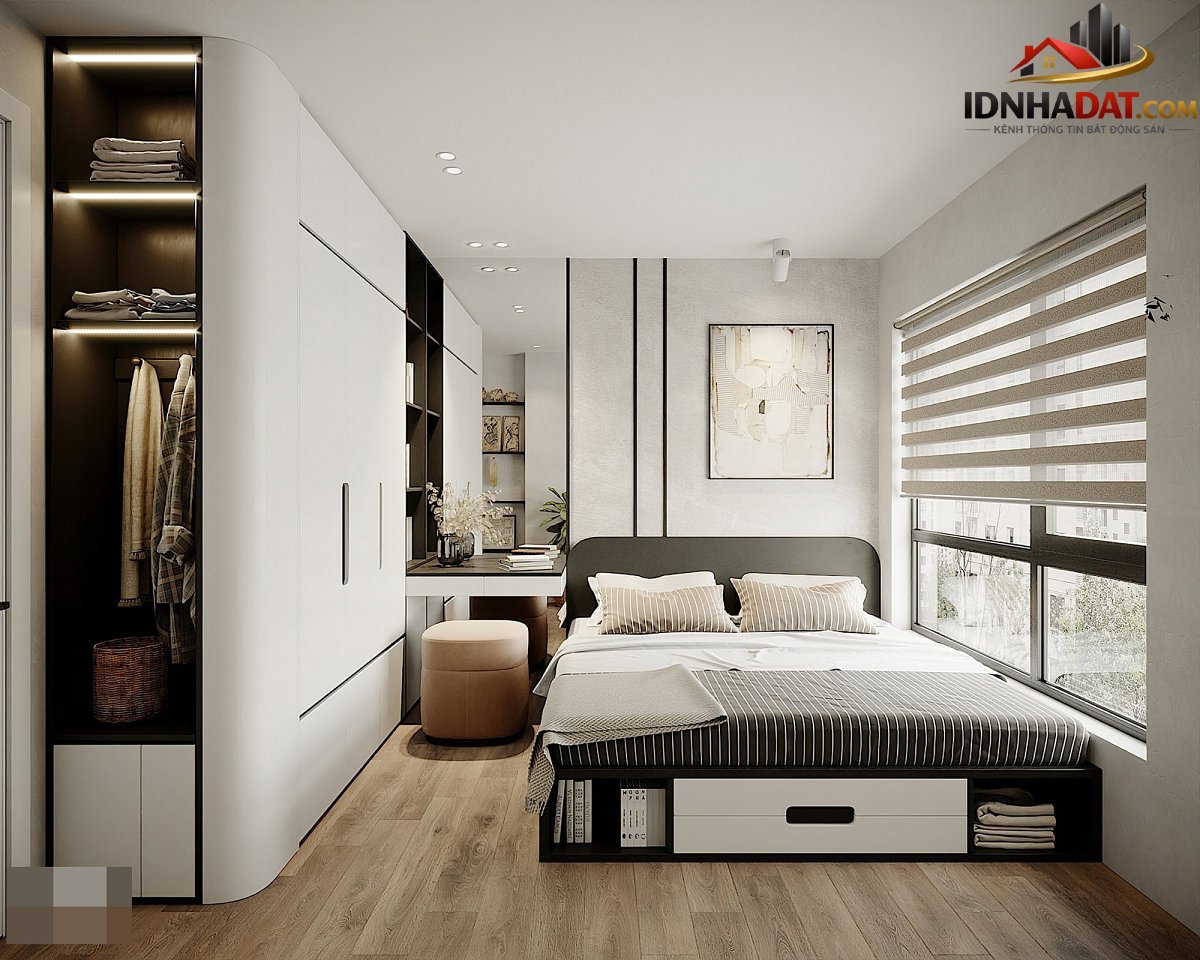 Căn hộ chỉ dùng 2 màu đen và trắng ở Hà Nội vẫn sang, xịn đến bất ngờ - Ảnh 14.