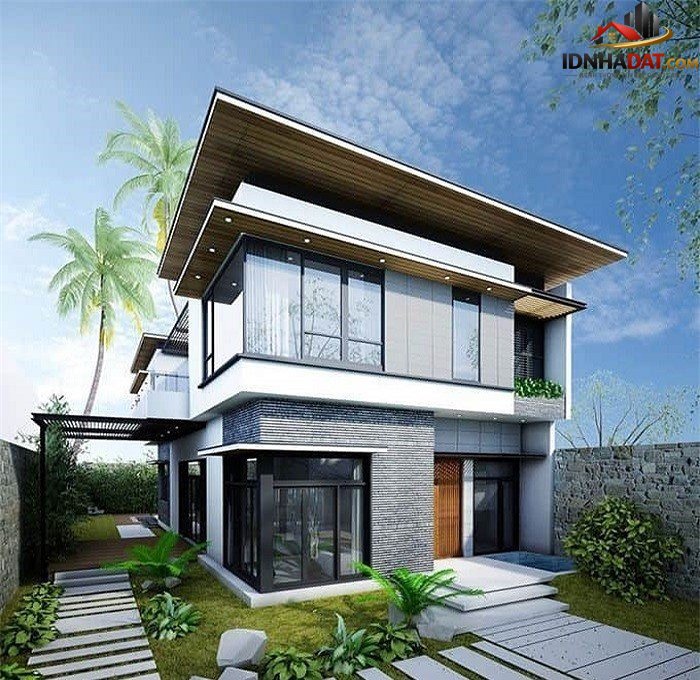 9 mẫu biệt thự 2 tầng hiện đại được xây dựng nhiều nhất hiện nay - Ảnh 8.
