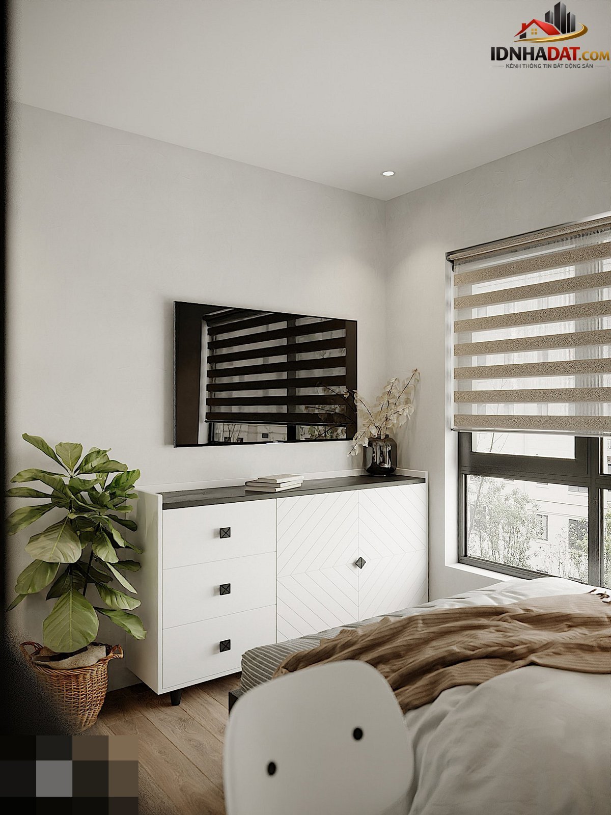 Căn hộ chỉ dùng 2 màu đen và trắng ở Hà Nội vẫn sang, xịn đến bất ngờ - Ảnh 9.