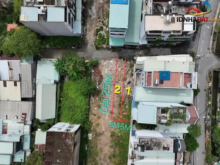 Bán đất Đường Thạnh Xuân 25 – Phường cũ Thạnh Xuân Quận 12 – Thành phố Hồ Chí Minh – Diện tích 125 m² – Giá 5.6 tỷ
