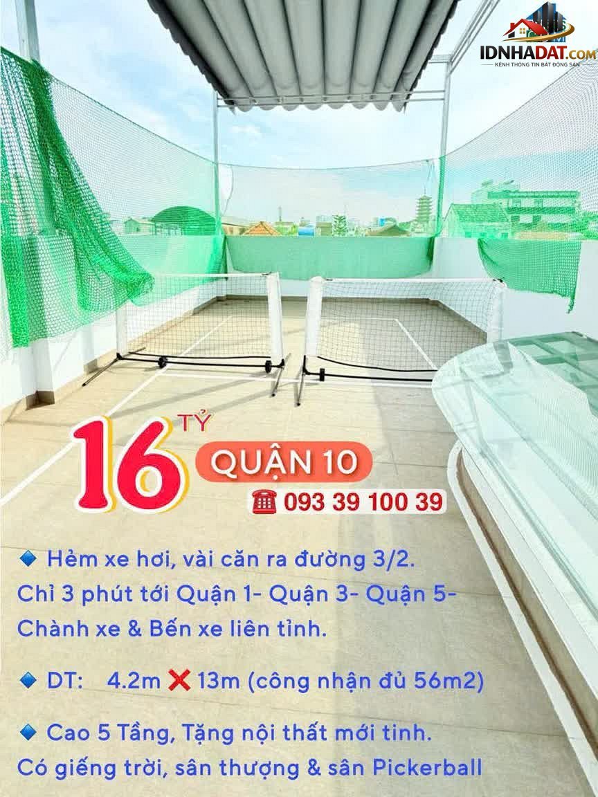 Bán nhà đất Đường 3/2 – Phường cũ Không xác định Quận 10 – Thành phố Hồ Chí Minh 56 m² 16 tỷ
