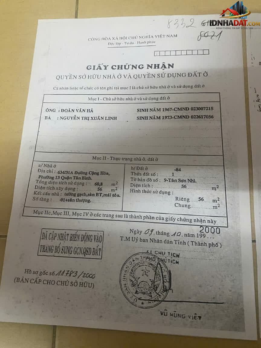 Bán nhà đất Đường Nhất Chi Mai – Phường cũ T… – Bán nhà trong ngõ, hẻm Quận Tân Bình – TP Hồ Chí Minh giá 10 – 15 tỷ