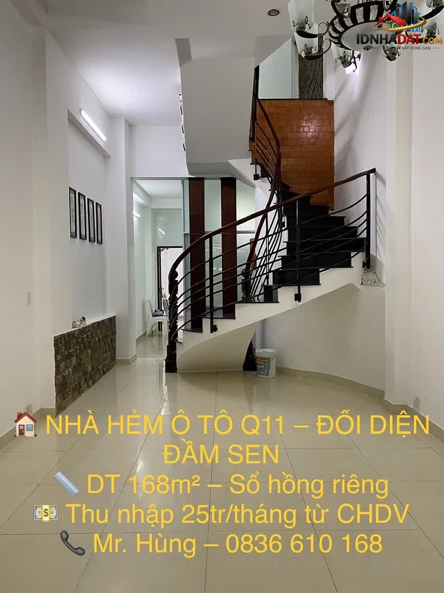 Bán nhà mặt phố Hòa Bình – Quận 11 – Thành phố Hồ Chí Minh – Diện tích 168 m² – Giá 7 tỷ