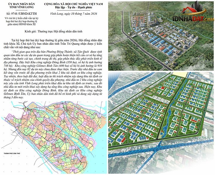 Chủ tịch tỉnh Vĩnh Long: Đẩy mạnh tiến độ dự án khu công nghiệp 2026