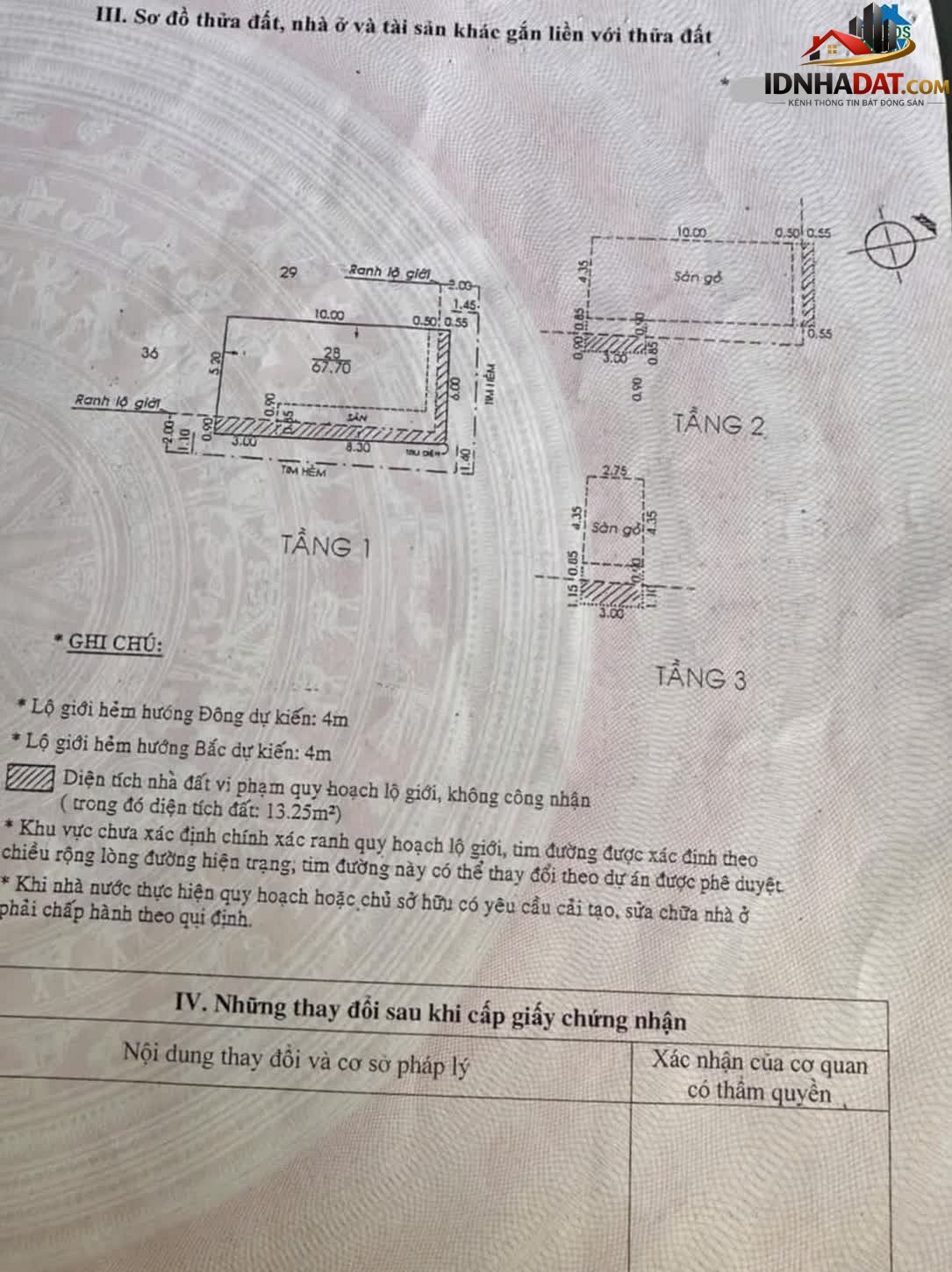 Bán nhà đất Đường Cách Mạng Tháng Tám – Phường cũ 5 Quận Tân Bình – Thành phố Hồ Chí Minh diện tích 68 m² giá 7400 triệu