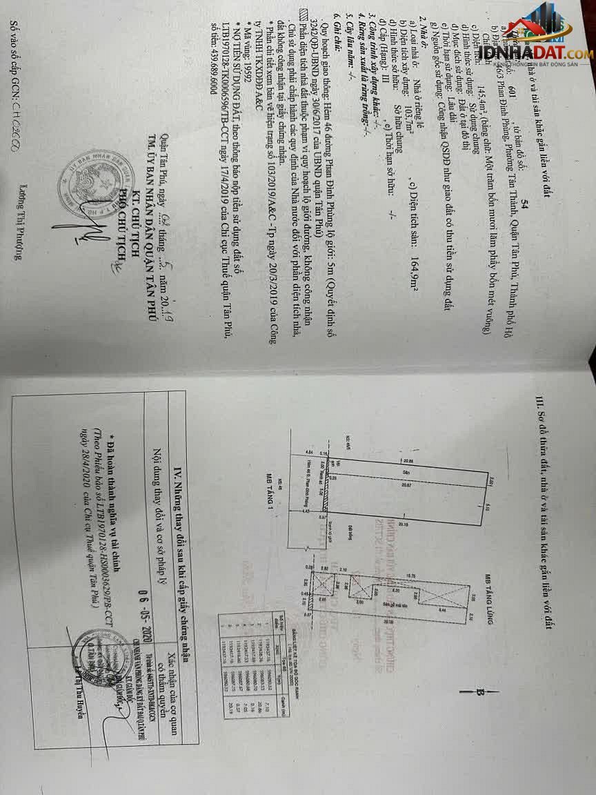 Bán nhà đất Đường Phan Đình Phùng – Tân Phú … – Bán nhà trong ngõ, hẻm Quận Tân Phú – TP Hồ Chí Minh giá 20 – 40 tỷ