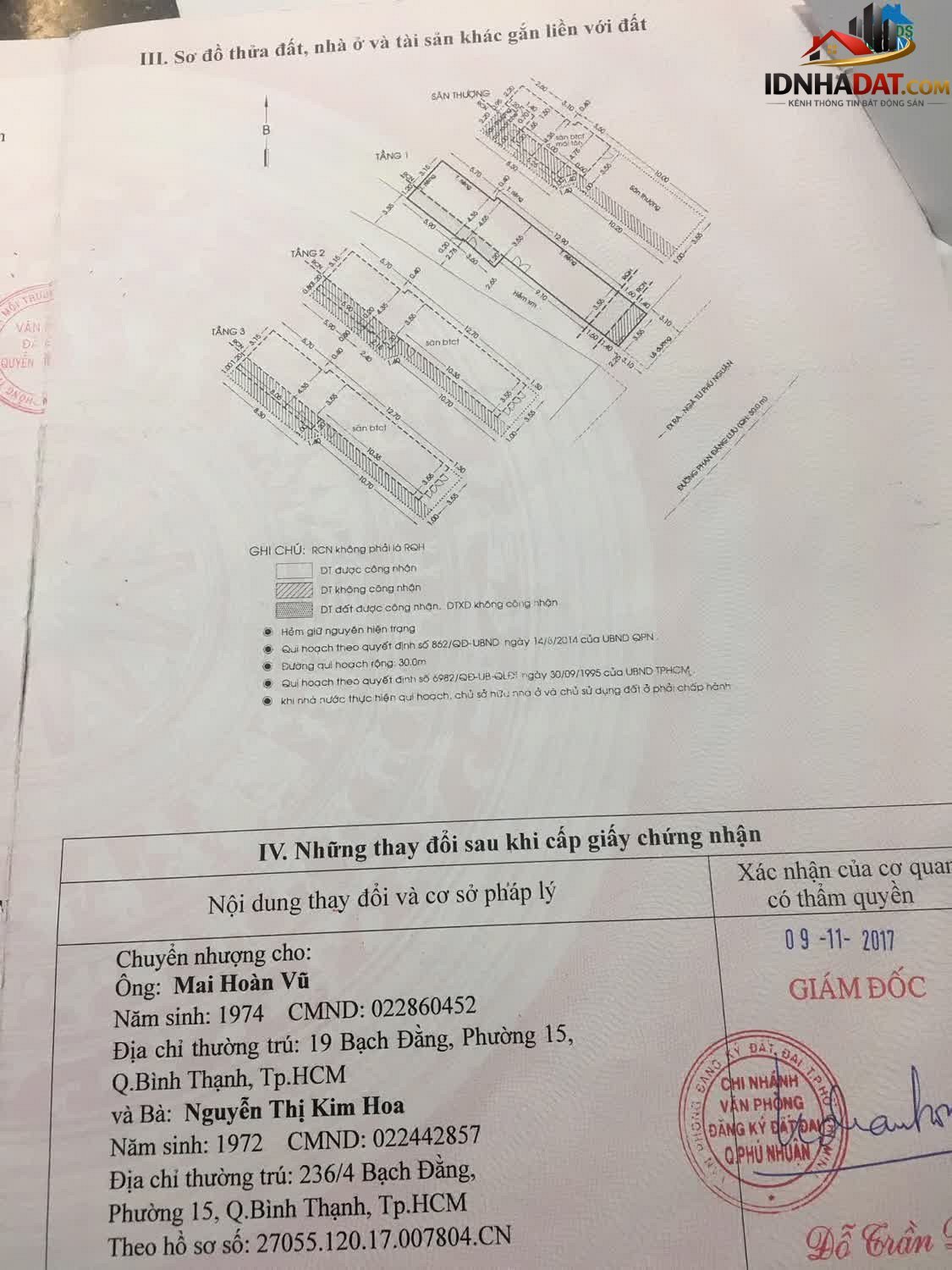 Bán nhà đất Đường Phan Đăng Lưu – Phường cũ 3 Quận Phú Nhuận – Thành phố Hồ Chí Minh 80 m² 22.5 tỷ