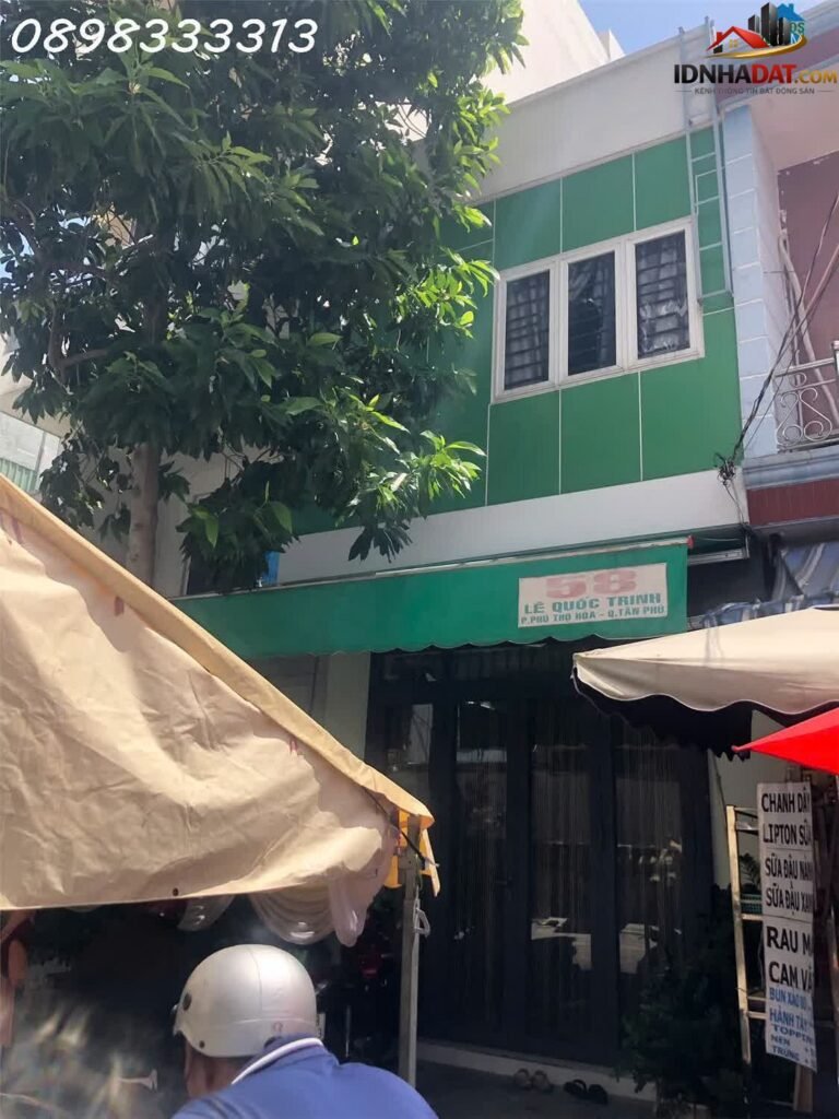 Bán nhà đất Đường Lê Quốc Trinh – Phường cũ Phú Thọ Hòa Quận Tân Phú – Thành phố Hồ Chí Minh – Diện tích 40 m² – Giá 5.3 tỷ