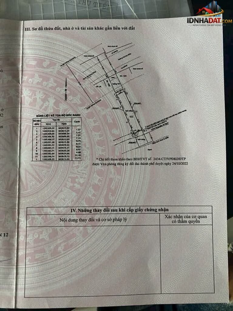 Bán nhà đất Đường Hà Huy Giáp – Phường cũ Không xác định Quận 12 – Thành phố Hồ Chí Minh 153 m² 115 tỷ