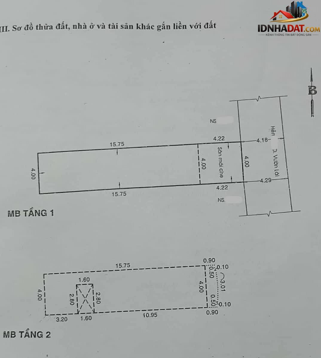 Bán nhà đất Đường Vườn Lài – Phường cũ Phú Thọ Hòa Quận Tân Phú – Thành phố Hồ Chí Minh 80m² 8.3 tỷ