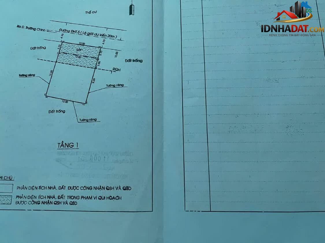 Bán nhà đất Đường Đông Hưng Thuận 5 – Phường cũ Đông Hưng Thuận Quận 12 – Thành phố Hồ Chí Minh – 204 m² – 13 tỷ
