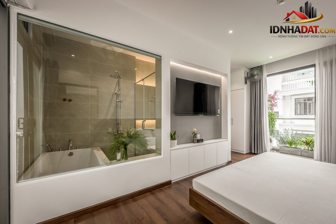Nhà ống 3 tầng hóa giải sự ngột ngạt nhờ lõi thông tầng và thông gió xuyên phòng- Ảnh 10. Nhà ống 3 tầng hóa giải sự ngột ngạt nhờ lõi thông tầng và thông gió xuyên phòng- Ảnh 10.