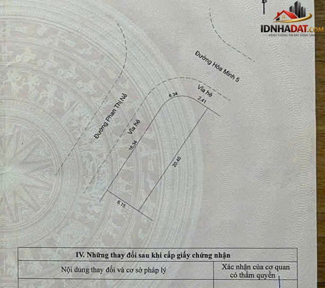 Đất 2 mt đường phan thị nể hòa minh 30 – sát biển – Bán nhà đất Đường Phan Thị Nể – Phường cũ Hòa Minh Quận Liên Chiểu – Phường mới Hòa Minh – Thành phố Đà Nẵng 127m2 10.9 tỷ