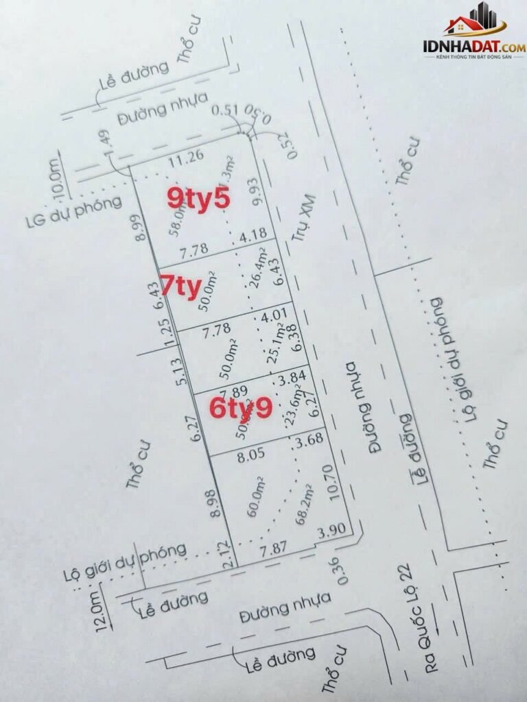 Bán đất mặt tiền quán tre, trung mỹ tây, quận 12 – lô góc 2 mặt tiền giá tốt 130m2 9.5 tỷ