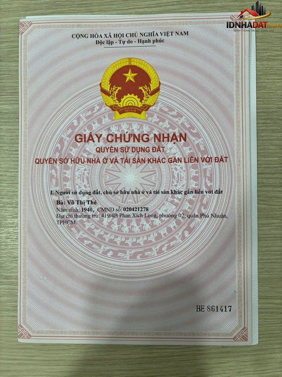 Bán nhà phan xích long – Phường cũ 2 Quận Phú Nhuận – Phường mới 2 – Thành phố Hồ Chí Minh diện tích 99m2 giá 17500000000