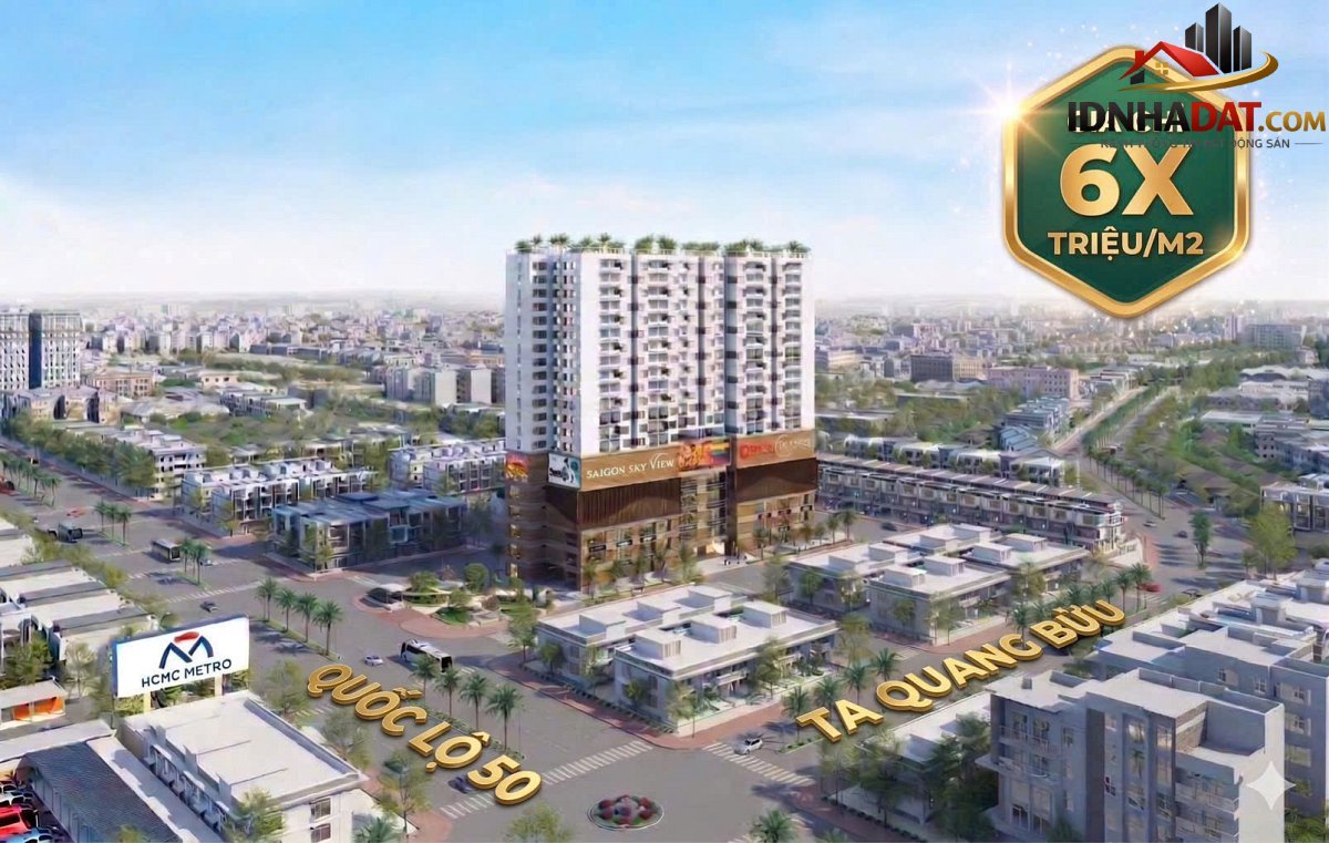 bán căn hộ sky view quốc lộ 50, phường 6, quận 8 – Đường Quốc Lộ 50 – Phường cũ 6 – Quận 8 – Thành phố Hồ Chí Minh – 62m2 – 4.185 tỷ