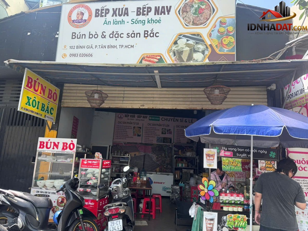 Sang nhượng quán bún bò mặt tiền đẹp tại Tân Bình – TP Hồ Chí Minh 25m2 giá