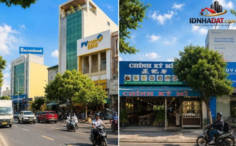 Bán nhà đất Đường Gò Dầu – Phường cũ Tân Sơn Nhì Quận Tân Phú – Phường mới Tân Sơn Nhì – Thành phố Hồ Chí Minh 111m2 20 tỷ