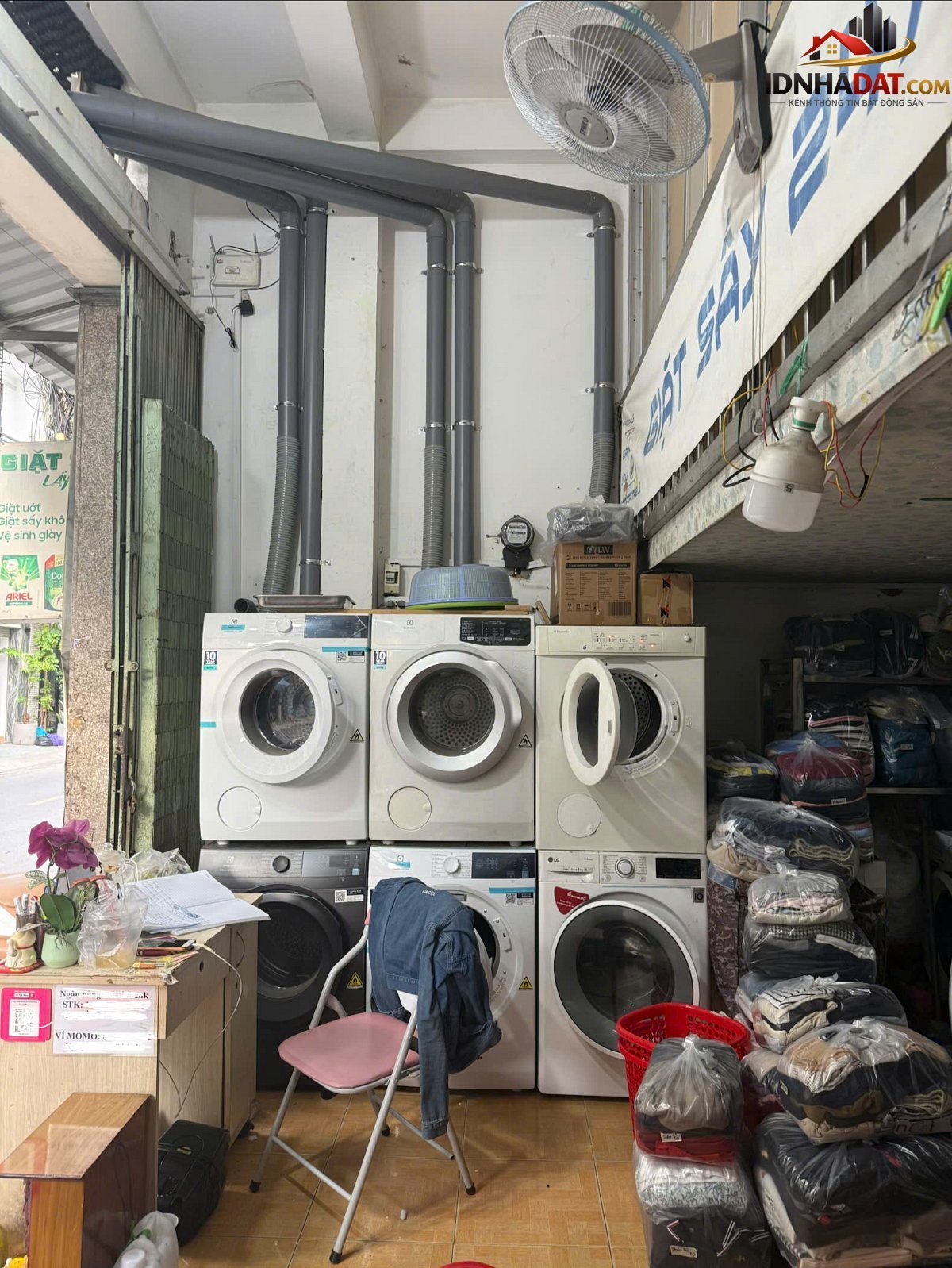 Sang nhượng tiệm giặt tại Đường Nguyễn Chánh Sắt – Phường cũ Tân Bình Quận Tân Bình – Phường mới 13 – Thành phố Hồ Chí Minh diện tích 25m2 giá 80000000