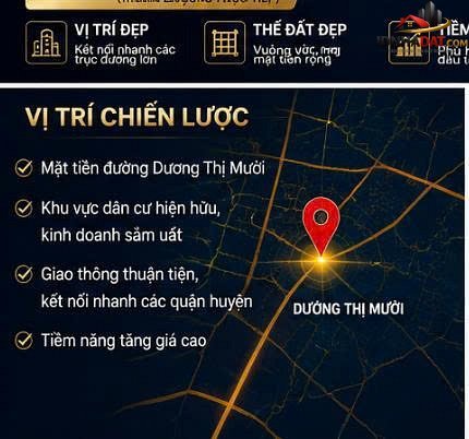 Siêu phẩm lô góc 2 mt- dương thị mười q12 – 5000m2 – 233 tỷ Bán nhà đất Đường Dương Thị Mười – Phường cũ Tân Thới Hiệp – Quận 12 – Phường mới Tân Thới Hiệp – Thành phố Hồ Chí Minh