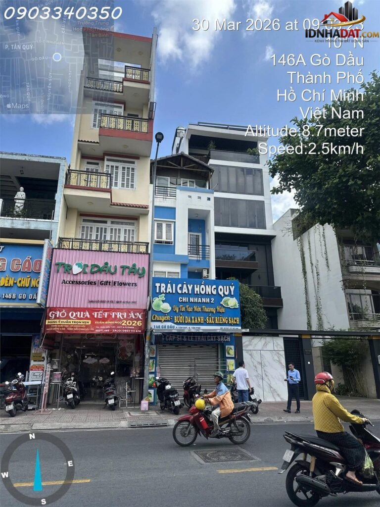 Siêu phẩm nhà mặt phố 146, gò dầu, tân quý, tân phú, tp.hcm, dt 199m2, giá 43.868 tỷ Bán nhà đất Đường Gò Dầu – Phường cũ Tân Sơn Nhì Quận Tân Phú – Phường mới Tân Sơn Nhì – Thành phố Hồ Chí Minh