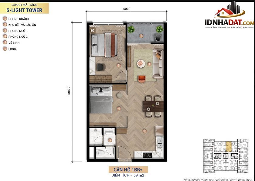 Căn 2PN view sông ngắm hoàng hôn đẹp nhất S-Light – Bán nhà đất Đường S-Light – Phường cũ Hòa Xuân Quận Cẩm Lệ – Phường mới Hòa Xuân – Thành phố Đà Nẵng 57m2 2.7 tỷ