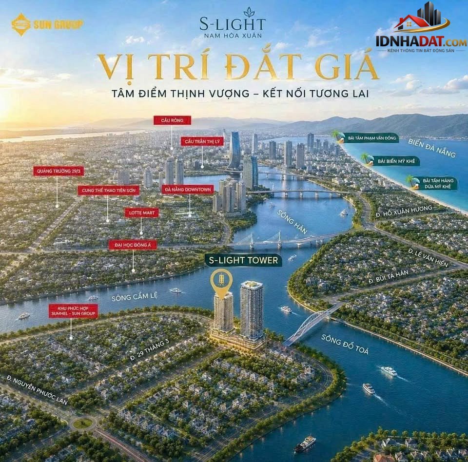 Chỉ còn 3 căn Studio giá tốt nhất S-Light Tower chỉ từ 1.64 tỷ – Bán nhà đất Đường S-Light Tower – Phường cũ Hòa Xuân – Quận Cẩm Lệ – Phường mới Hòa Xuân – Thành phố Đà Nẵng