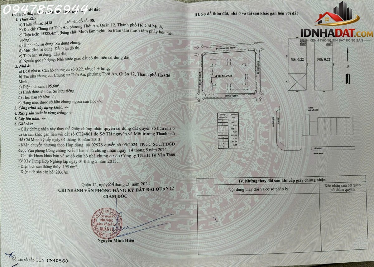 Siêu phẩm đầu tư: shophouse khối đế quận 12 – Bán nhà đất Đường Lê Thị Riêng – Phường cũ Thới An – Quận 12 – Thành phố Hồ Chí Minh 196m2 – 5.7 tỷ
