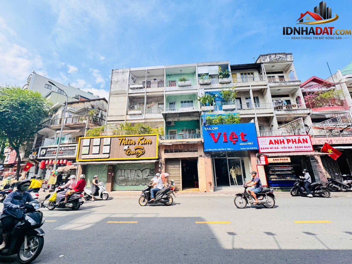 Quận 1: bán nhà 4 tầng mặt tiền cống quỳnh, p.cầu ông lãnh – dt 90m2 – giá 32 tỷ