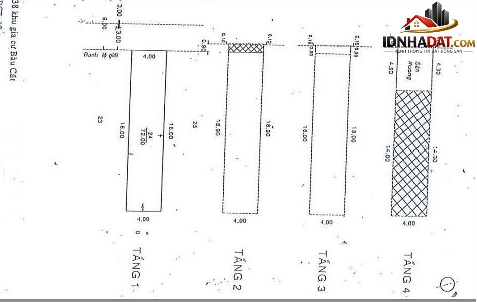 ngộp bank bán gấp mt bàu cát tân bình nhà phố 4 tầng chỉ 12 tỷ Bán nhà đất Đường Bàu Cát – Phường cũ 14 Quận Tân Bình – Phường mới 14 – Thành phố Hồ Chí Minh 72m2 12 tỷ