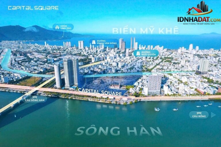 1PN View Trực Diện Sông Hàn Ban Công Tây Nam – Capital Square Đà Nẵng – Chỉ 4 Tỷ Bán nhà đất Đường Trần Hưng Đạo – Phường cũ An Hải Đông Quận Sơn Trà – Phường mới An Hải Tây – Thành phố Đà Nẵng 45m2