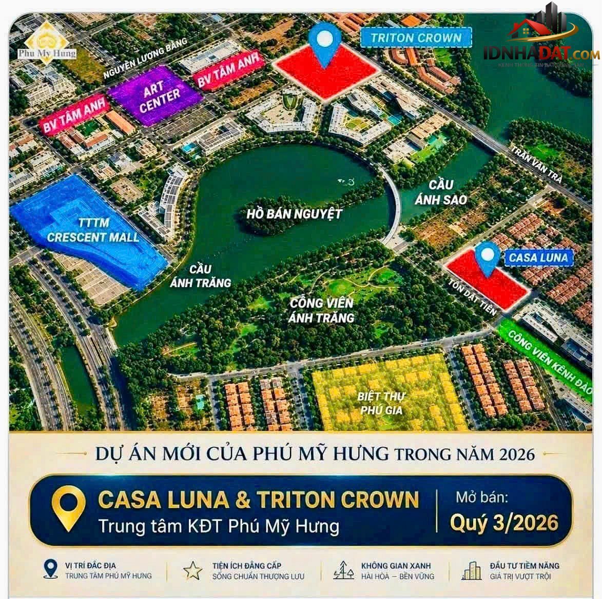 Mở bán siêu căn hộ casa luna phú mỹ hưng Đường ĐÔ … – Bán biệt thự Quận Tân Phú – TP Hồ Chí Minh giá Trên 80 tỷ